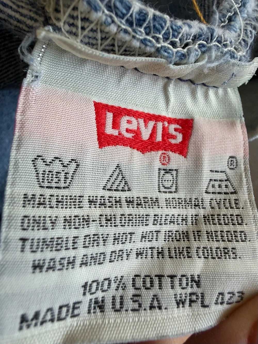 Vintage Levi’s 501 Actual Measurement  32x29 Made in USA 90s